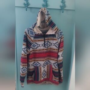 Brooklyn Cloth Multicolor Striped Hooded Shirt Jacket